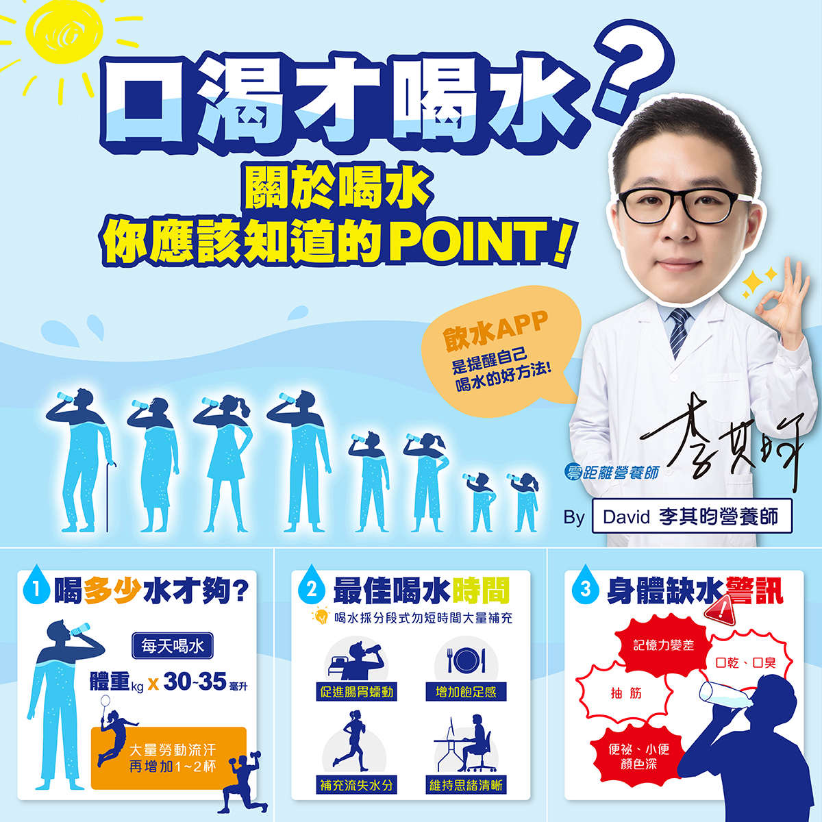 口渴才喝水!關於喝水你應該到的POINT